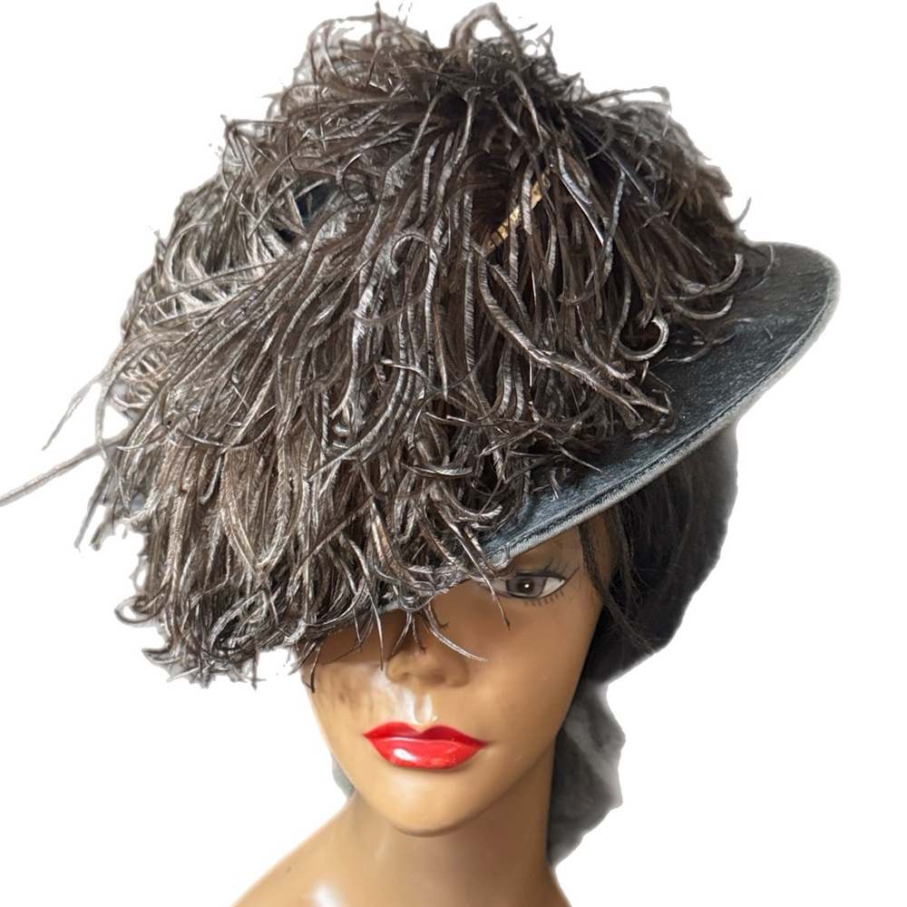Simpson Crawford Company Ostrich Plume Hat